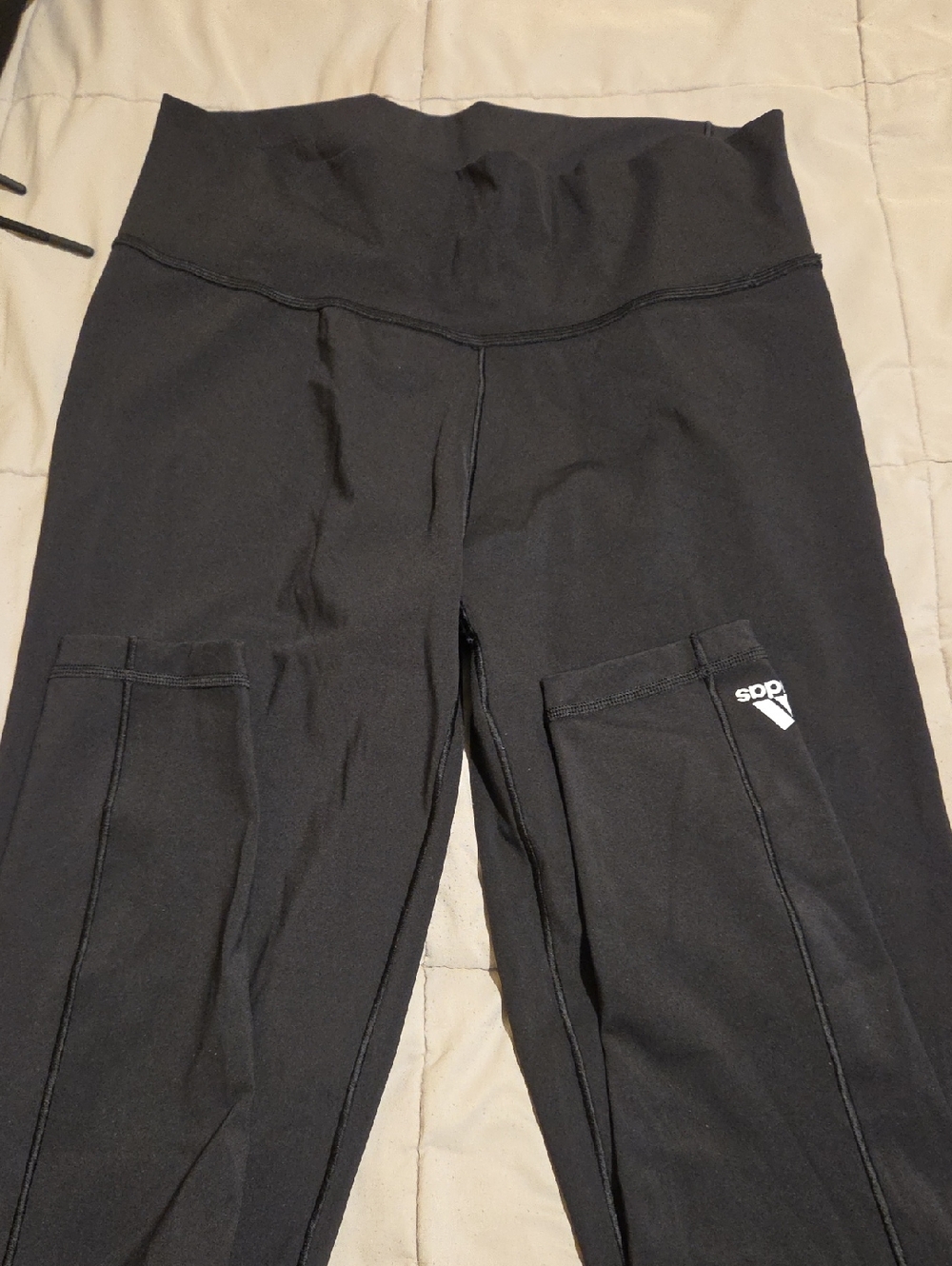 adidas Black High-Waist Pocketed Leggings